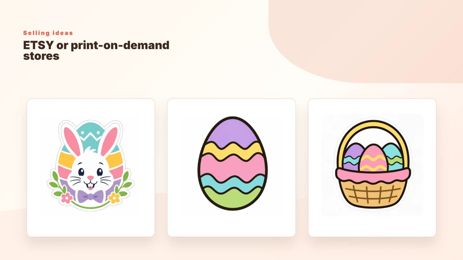 Etsy and print-on-demand cookie cutter store ideas with themed designs